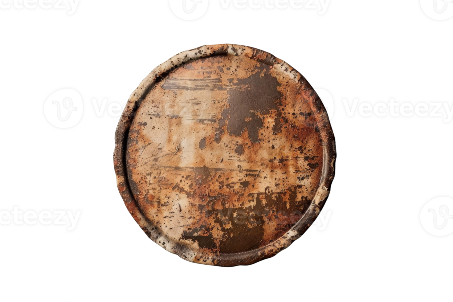 rusty manhole cover with colorful graffiti png