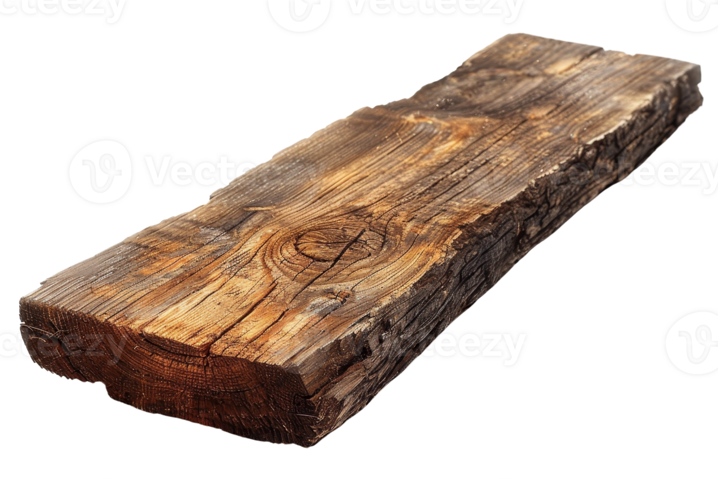 A long piece of wood with a few holes in it. The wood is brown and has a rough texture png
