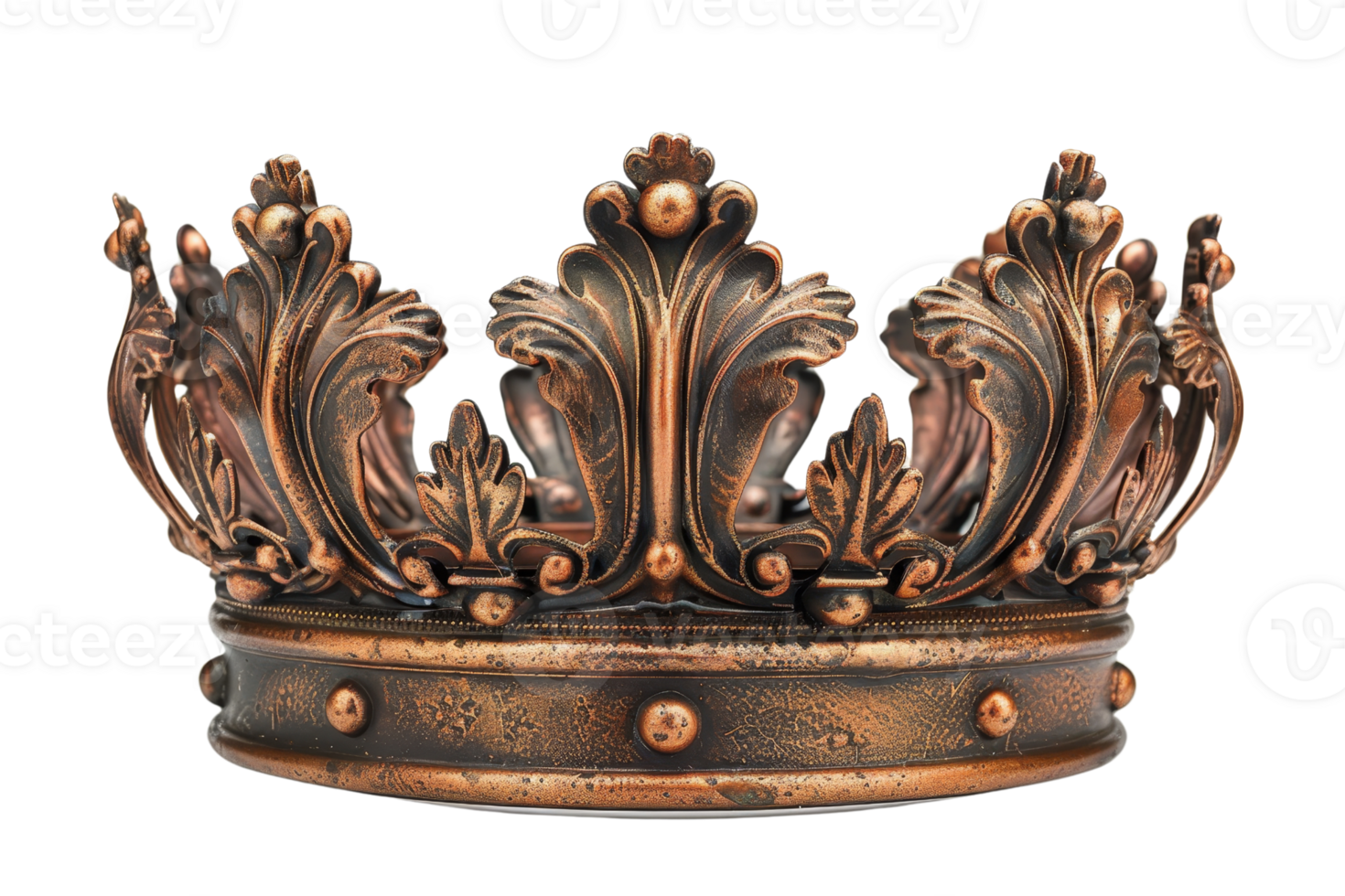 A gold crown with a lot of detail and a very ornate design png