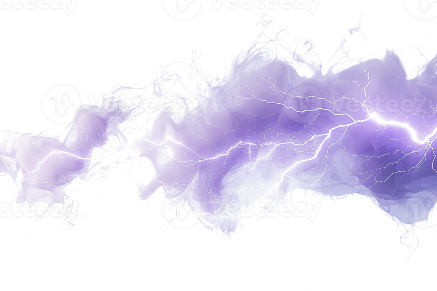 A purple line of smoke with a lightning bolt in the middle png