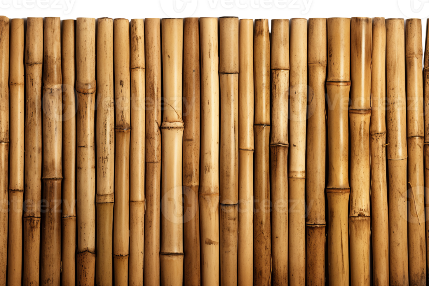 A row of bamboo sticks with a brownish hue. The image has a rustic and natural feel to it, with the bamboo sticks giving off a sense of warmth png