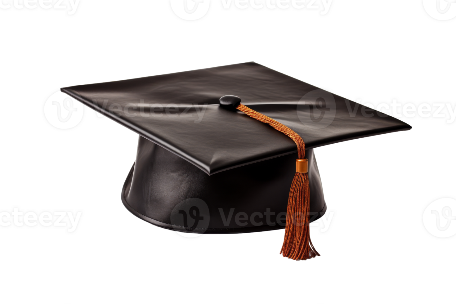 uma fechar-se imagem do uma graduação boné com uma pendão, representando acadêmico realização e graduação cerimônia simbolismo. png