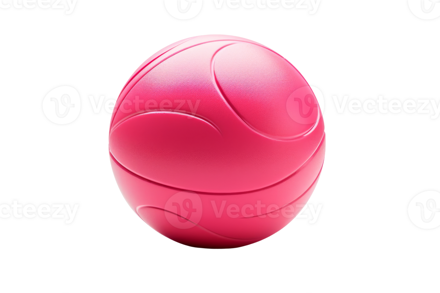 A pink ball with a white rim. It is a basketball png