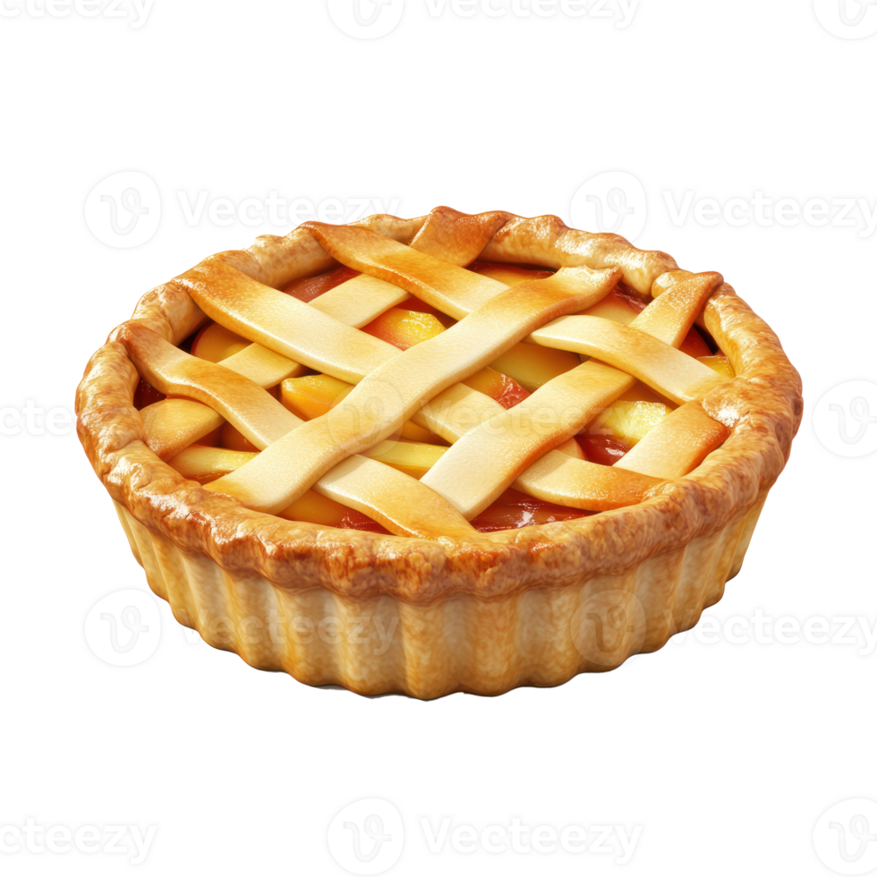 apple pie with lattice on top png