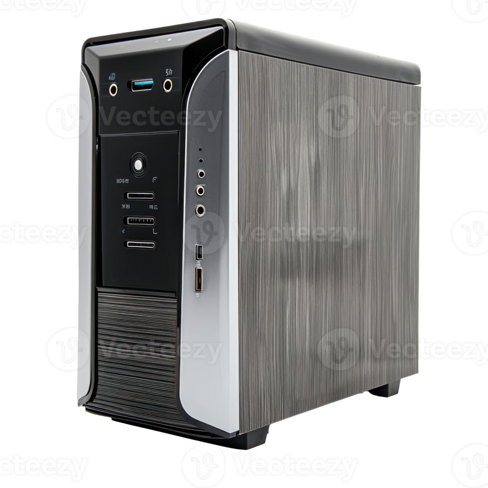 modern pc isolate on transparency background png