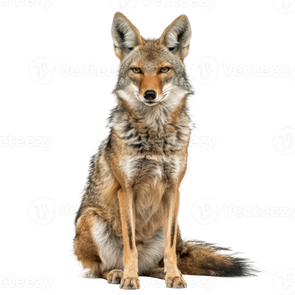 Jackal full body isolate on transparency background png