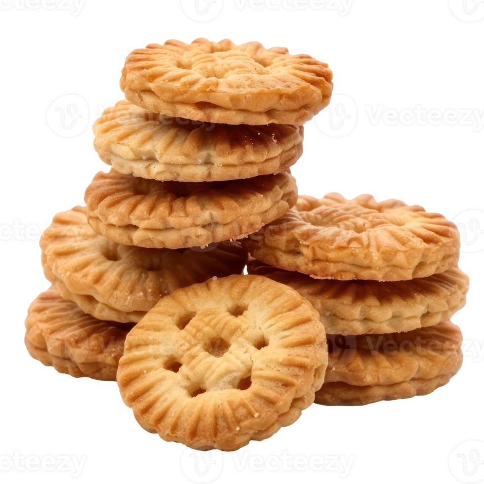 Biscuits Kruidnoten front view full length isolate on transparency background png