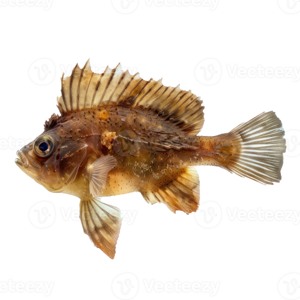 Driftfish side view full body isolate on transparency background png