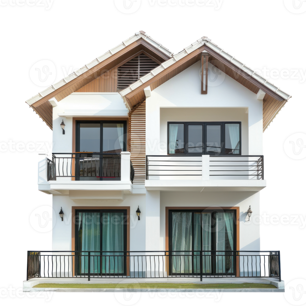 Patio Home front view full length isolate on transparency background png