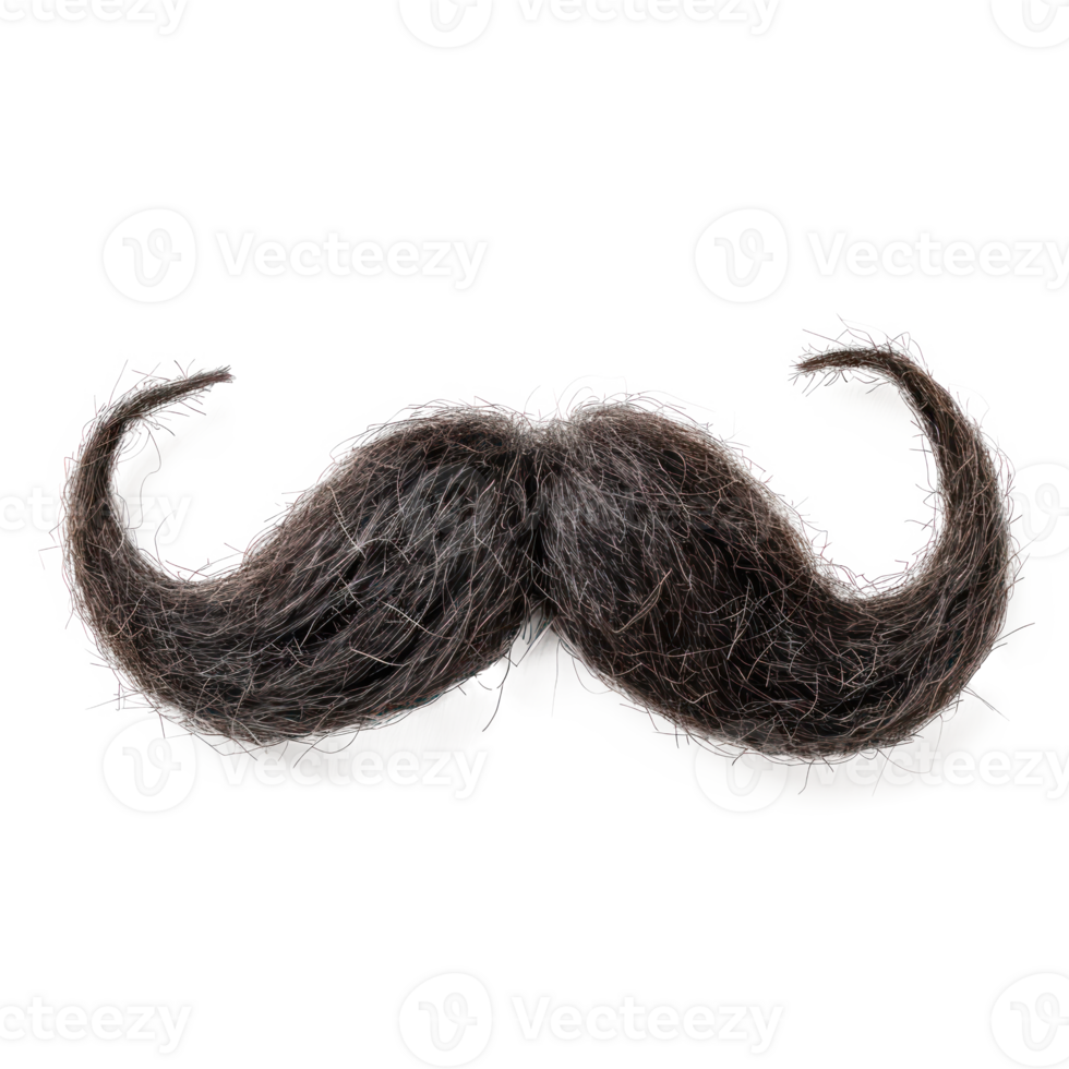 fake moustache isolate on transparency background png