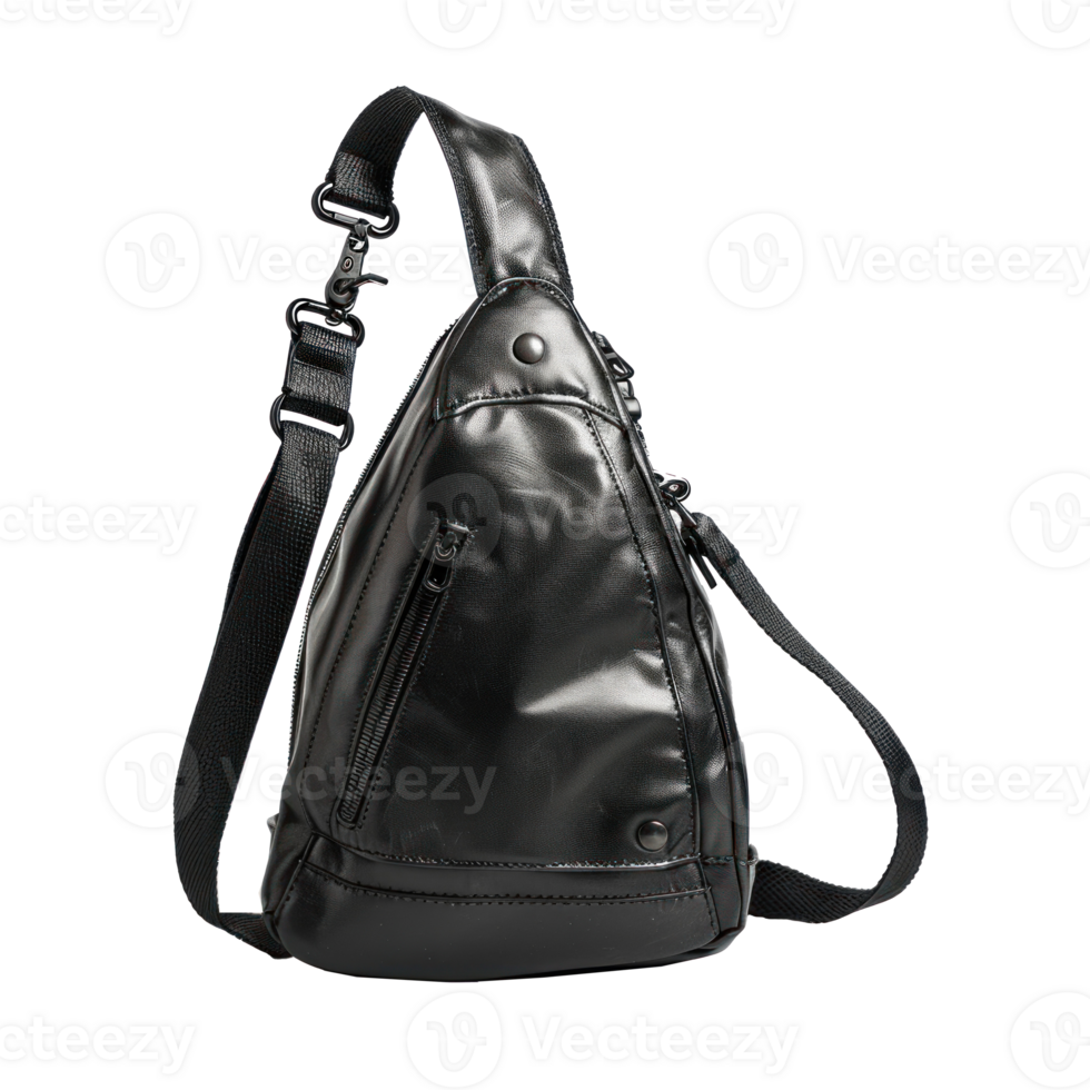 Sling Bag front view full length isolate on transparency background png