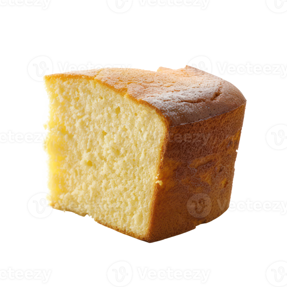 Poundcake side view full length isolate on transparency background png