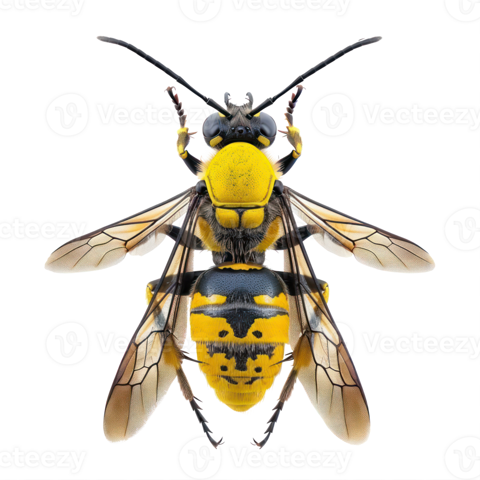 Hymenoptera front view full body isolate on transparency background png