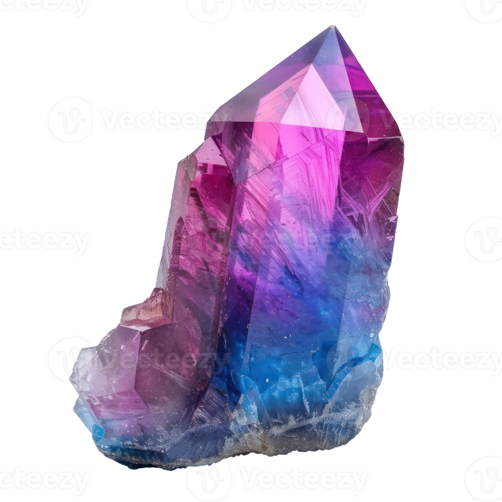 Beautiful Gemstone side view isolate on transparency background png