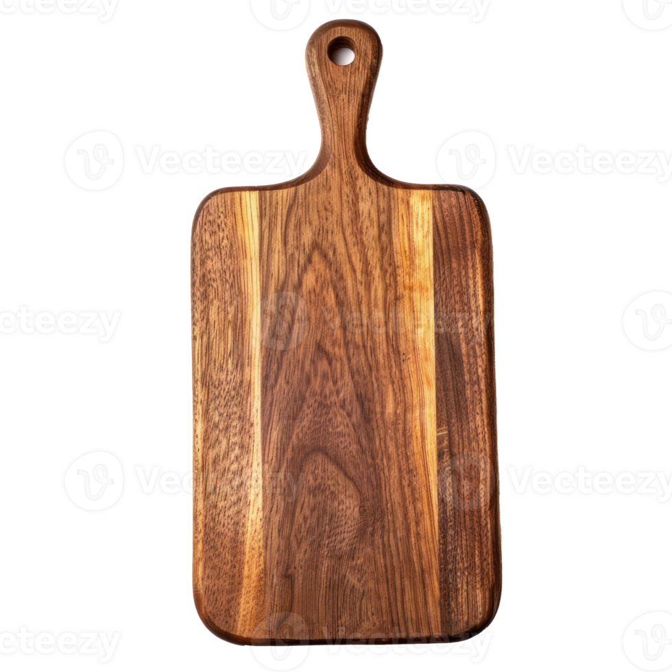 Cutting board front view full body isolate on transparency background png