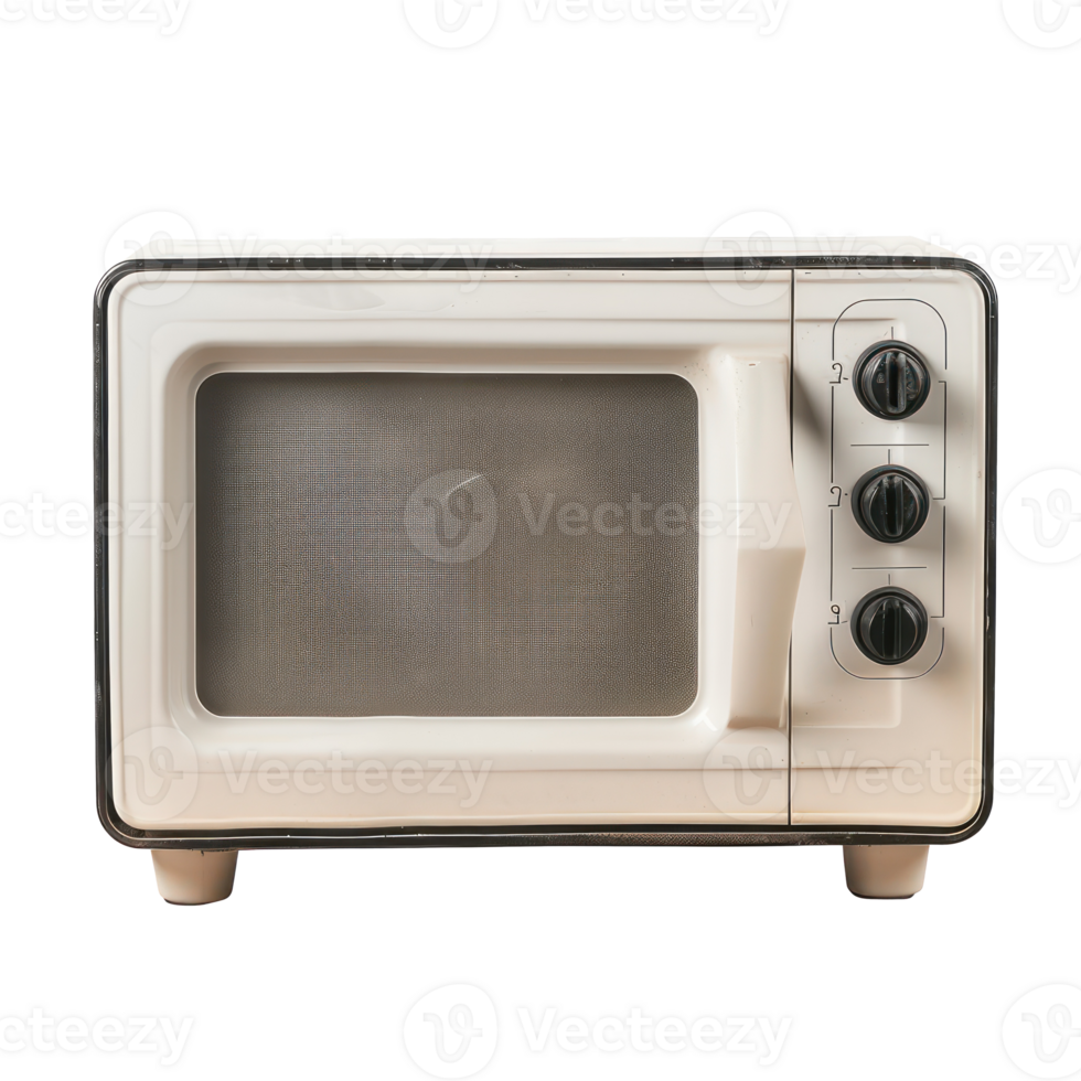Microwave front view full length isolate on transparency background png