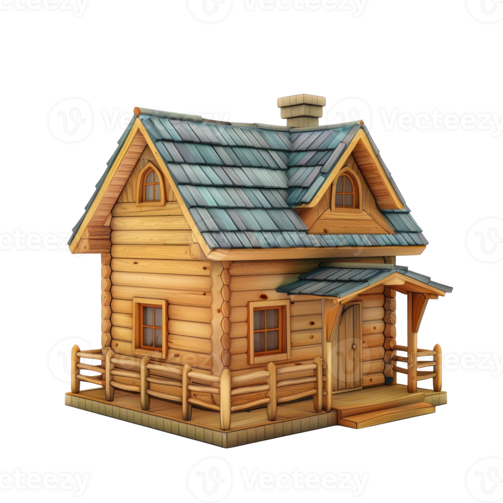 Chalet isolate on transparency background png