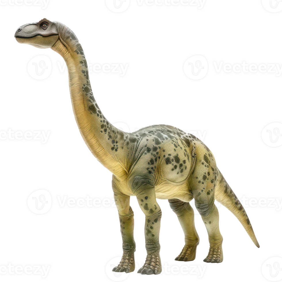 Dinosaur side view full body isolate on transparency background png