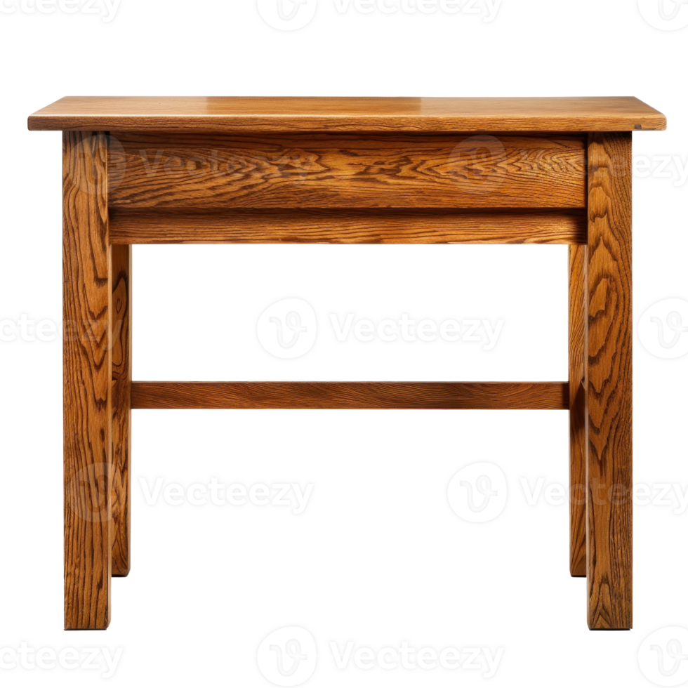 Entryway Table front view full length isolate on transparency background png