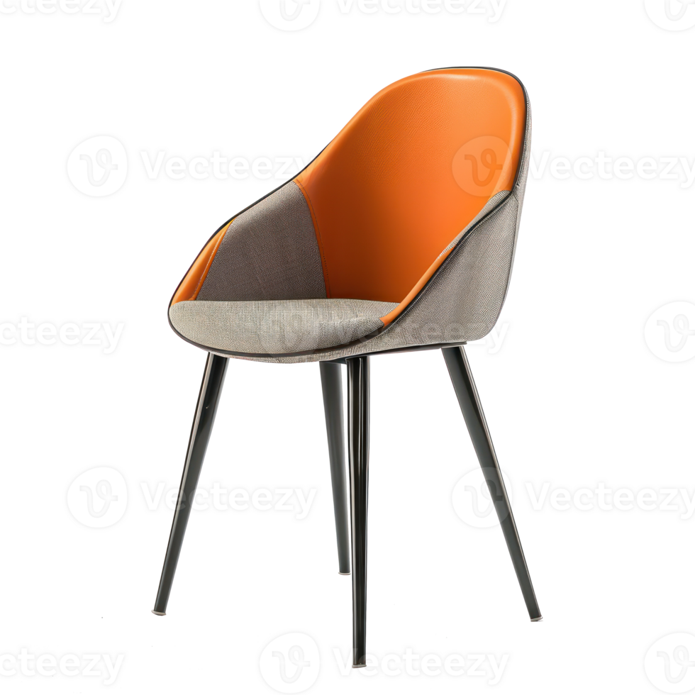 Chairs side view full body isolate on transparency background png