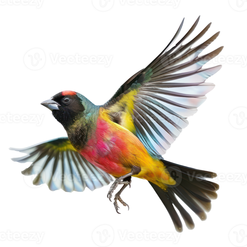 Rallidae bird fly full body isolate on transparency background png