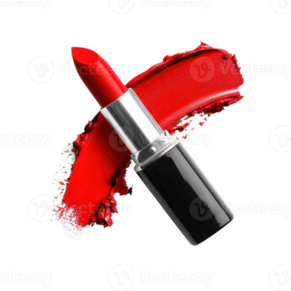 Red lipstick isolate isolate on transparency background png