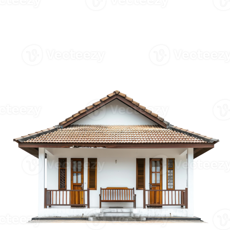 bungalow isoleren Aan transparantie achtergrond png