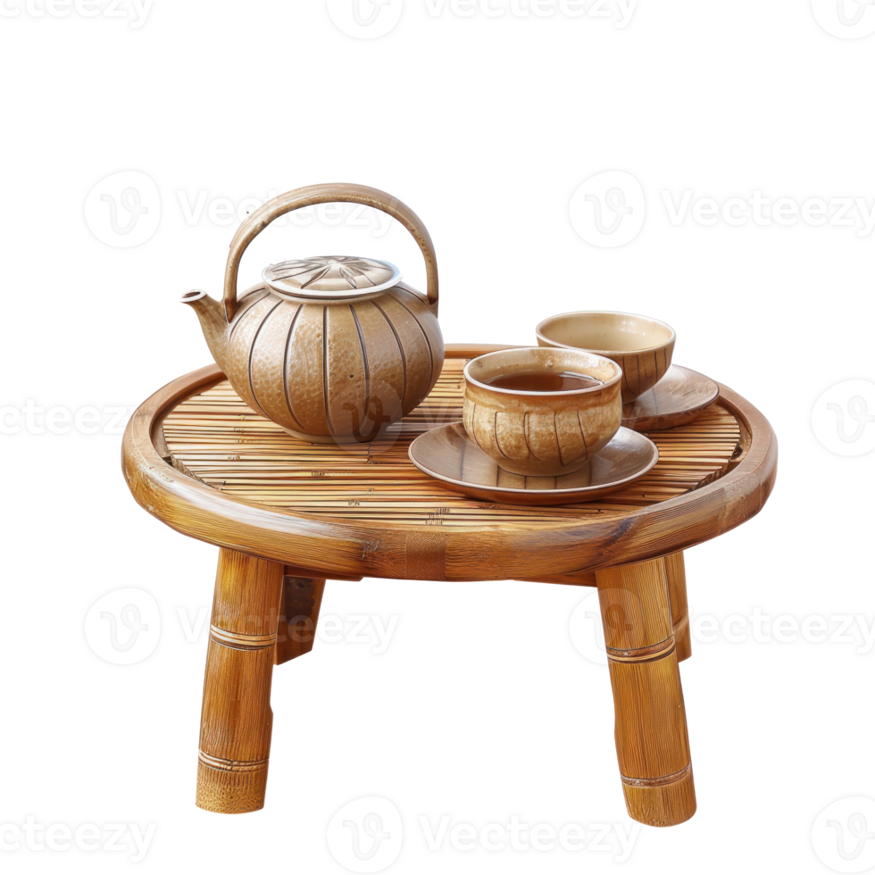 Tea Table isolate on transparency background png