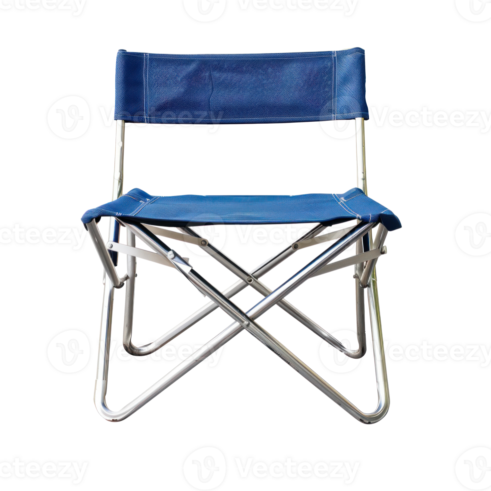 Folding Chair front view full length isolate on transparency background png