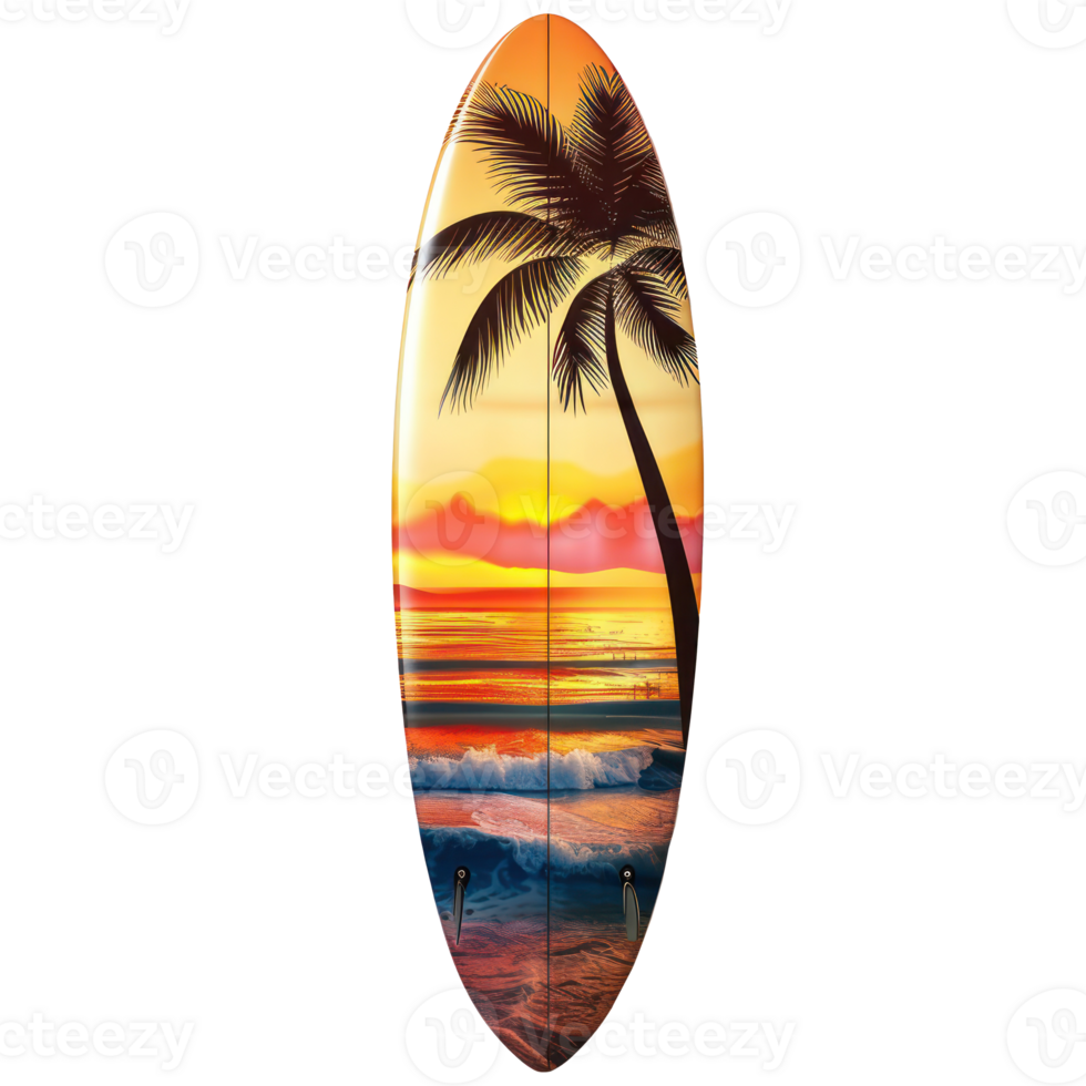 surfboard isolate on transparency background png