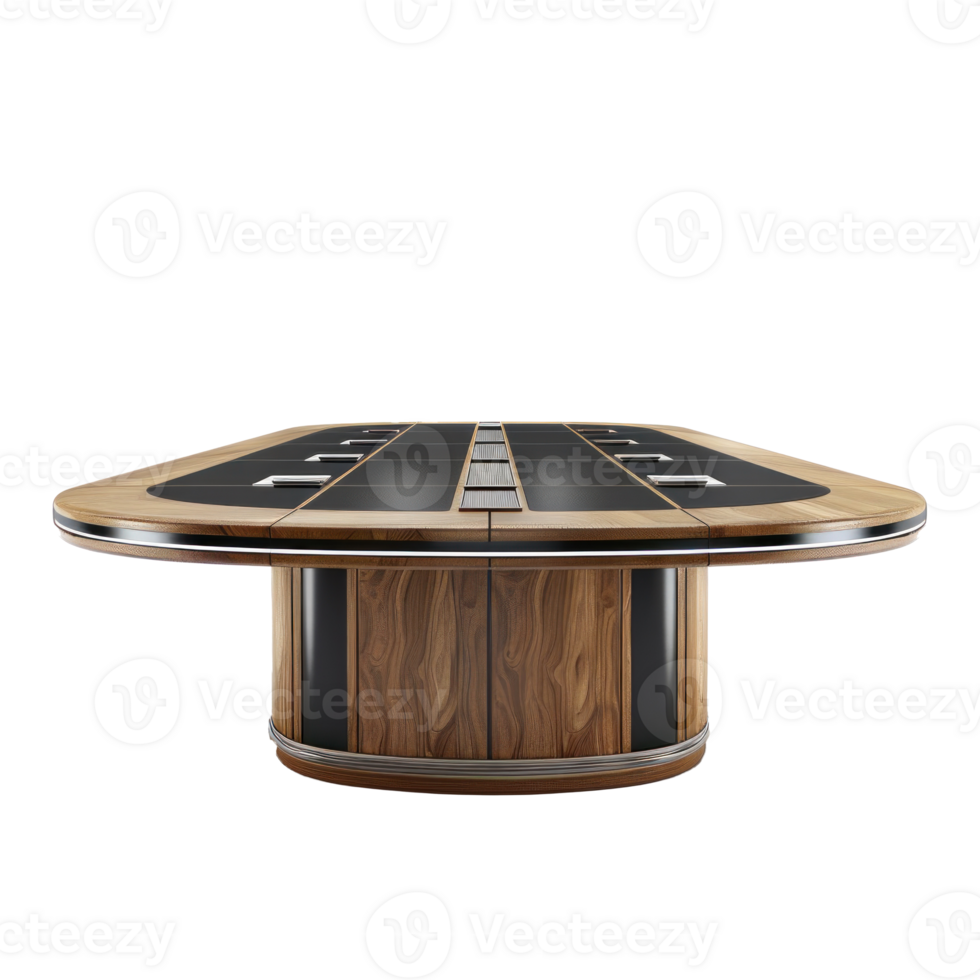 Conference Table front view full length isolate on transparency background png