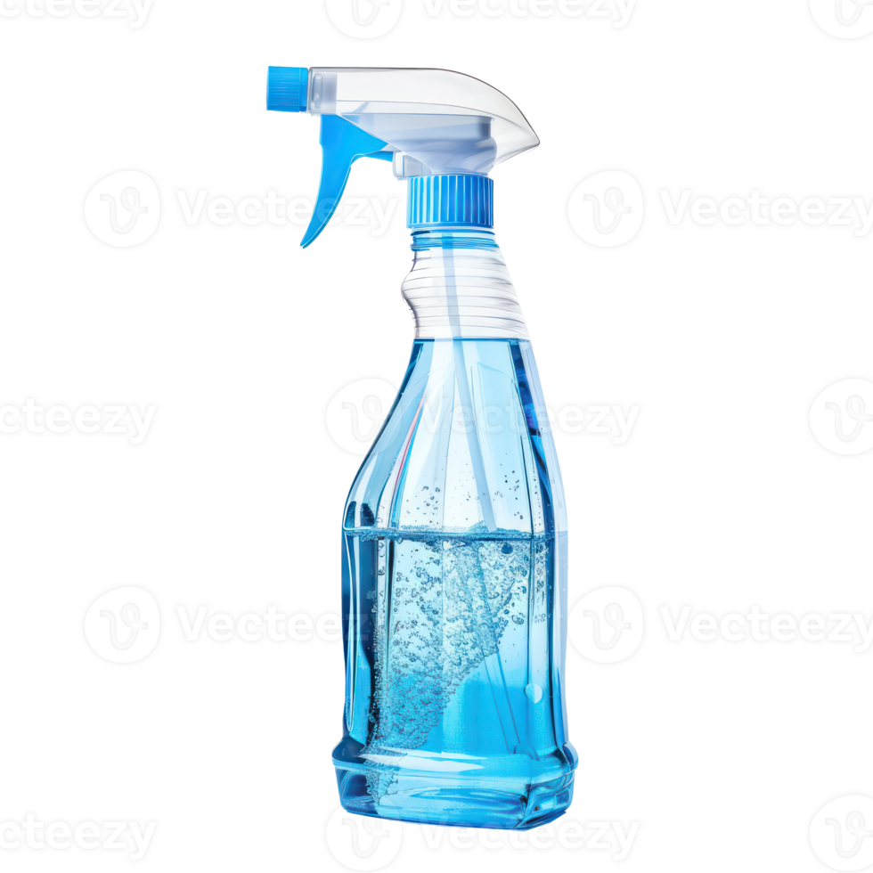 Glass Cleaner front view full length isolate on transparency background png