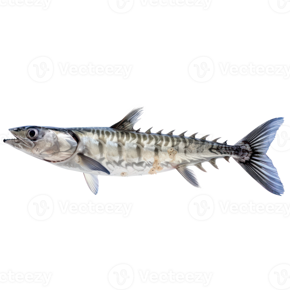 Barracuda full body isolate on transparency background png