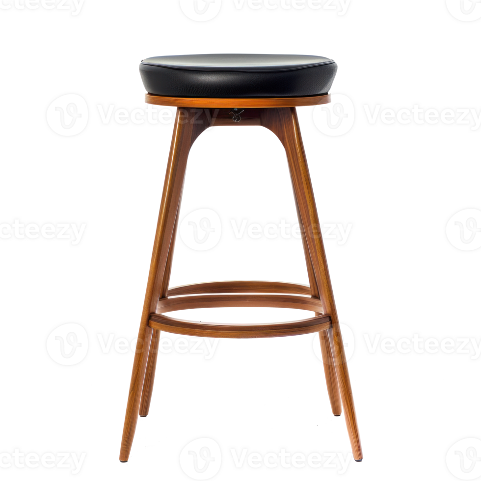 Bar Stool front view full length isolate on transparency background png