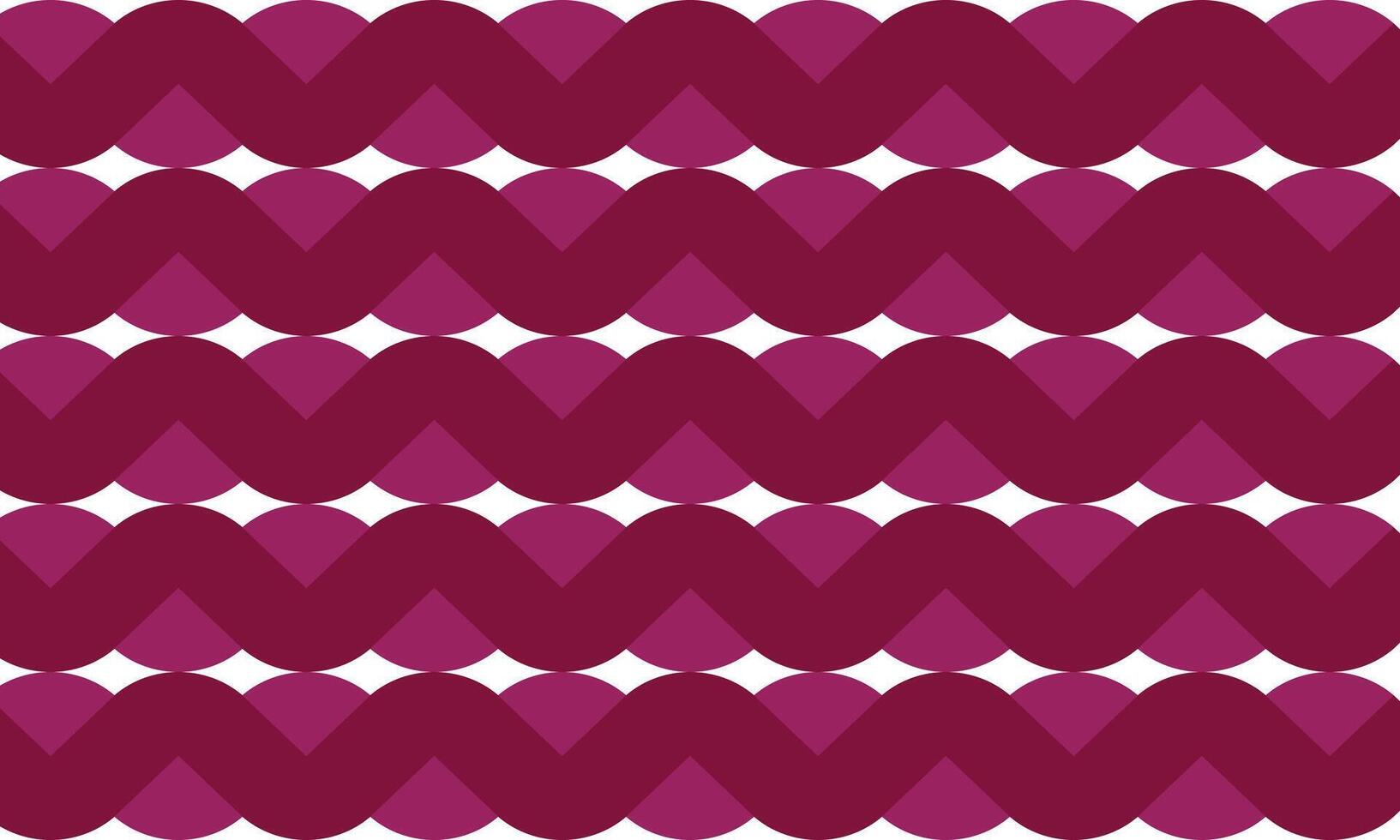 Modern Damask Inspired Wall Covering with Wavy Design vector