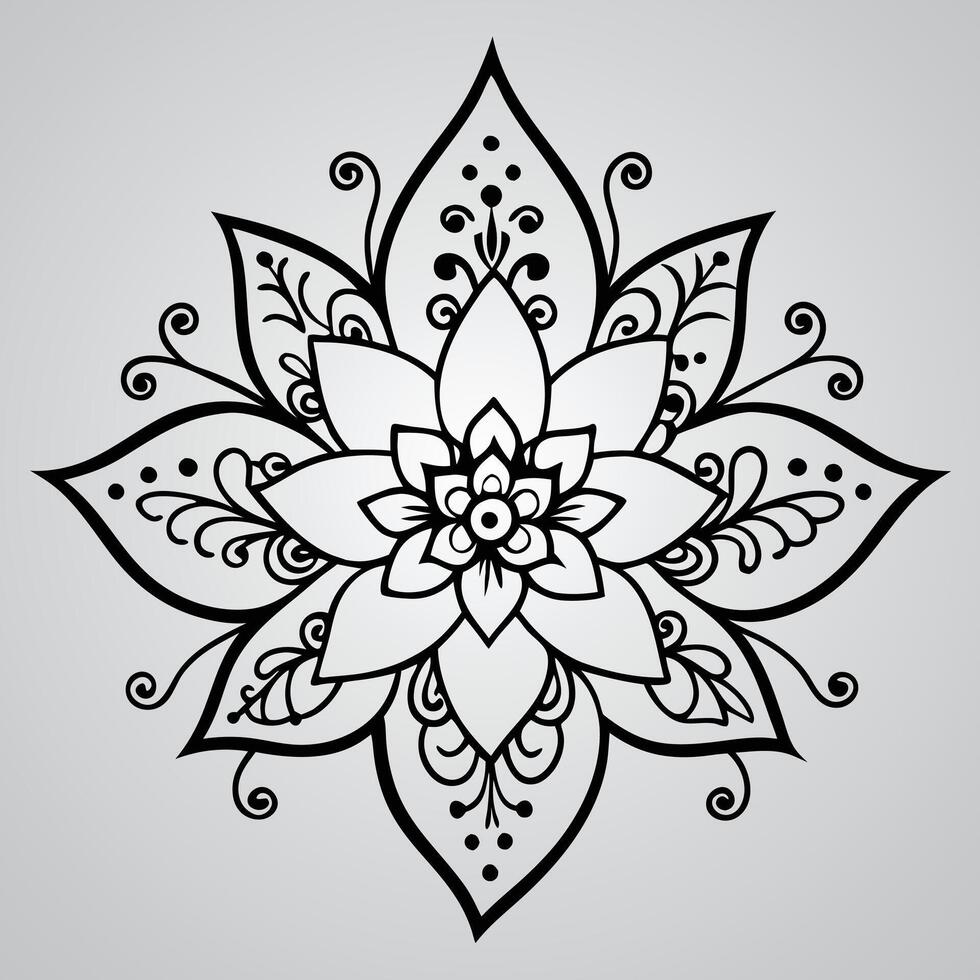 Blooming Grace An Exquisite Floral Composition vector