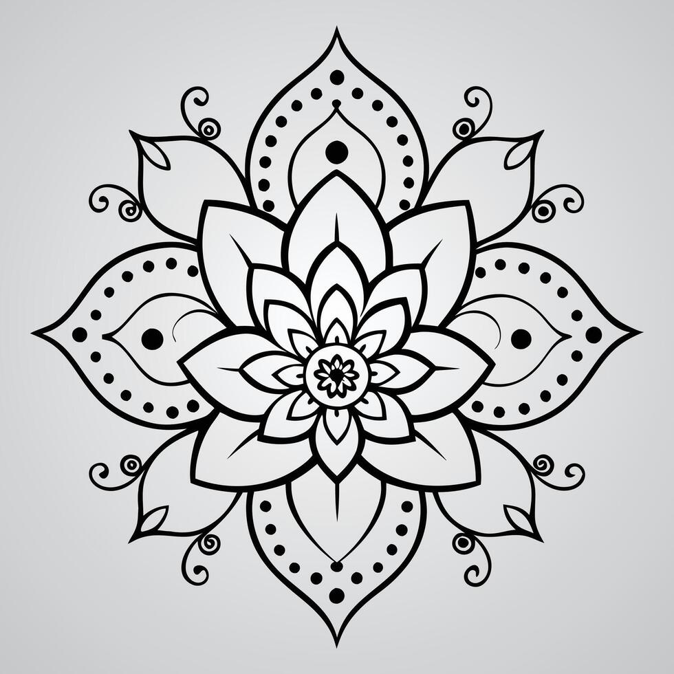 Intricate Floral Patterns Background vector