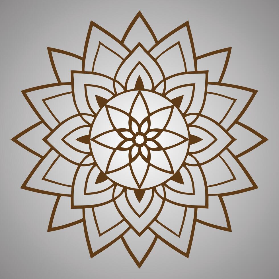 Mandala background design vector
