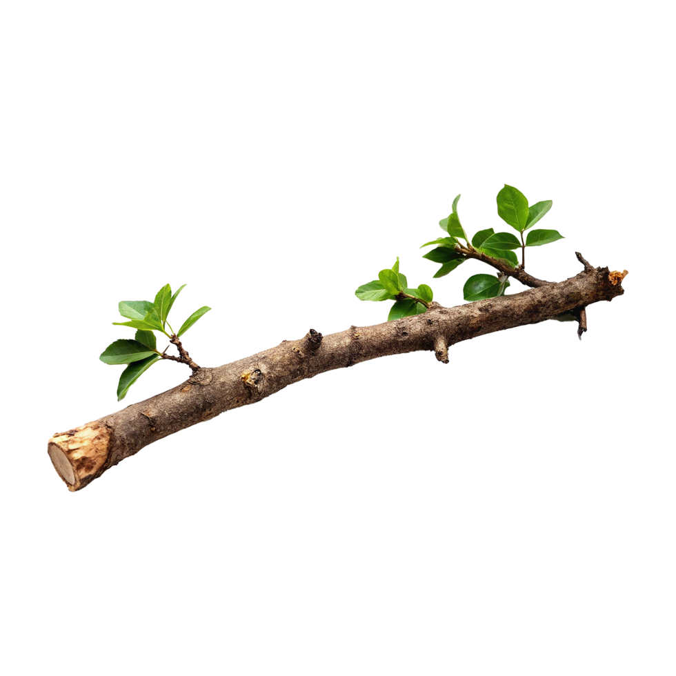 A branch with leaves on it is shown png