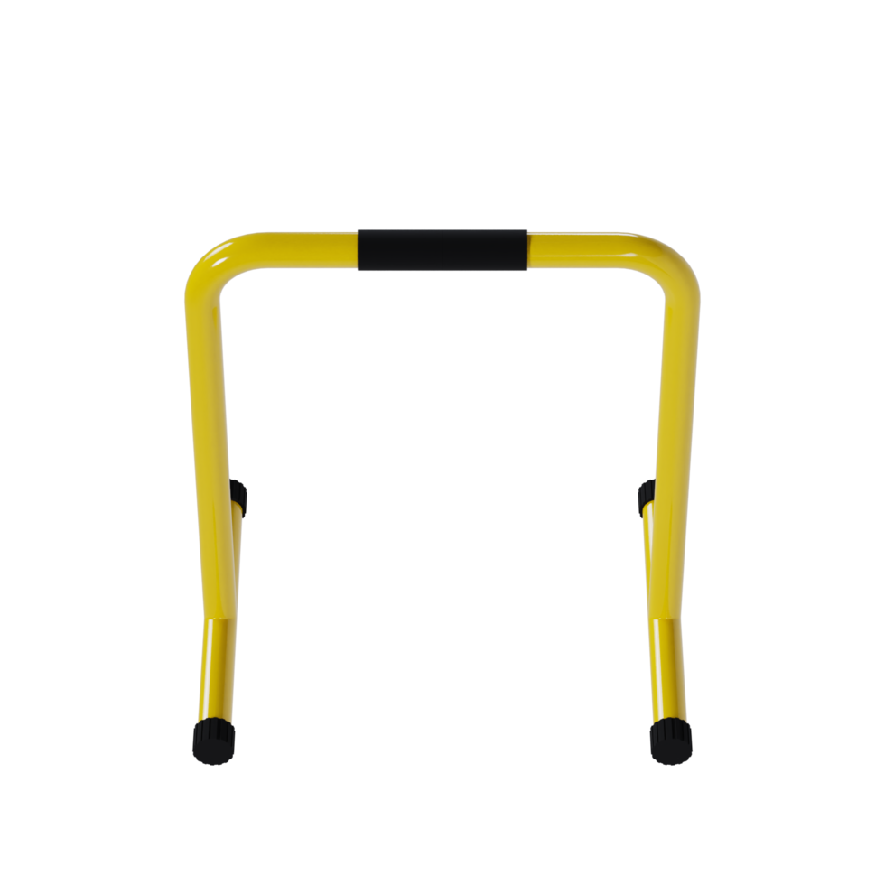 Yellow Parallel Bar - Upper Medium View at 90 Degrees png