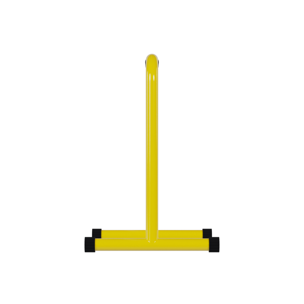 Yellow Parallel Bar - Medium View at Front Angle 0 Degrees png