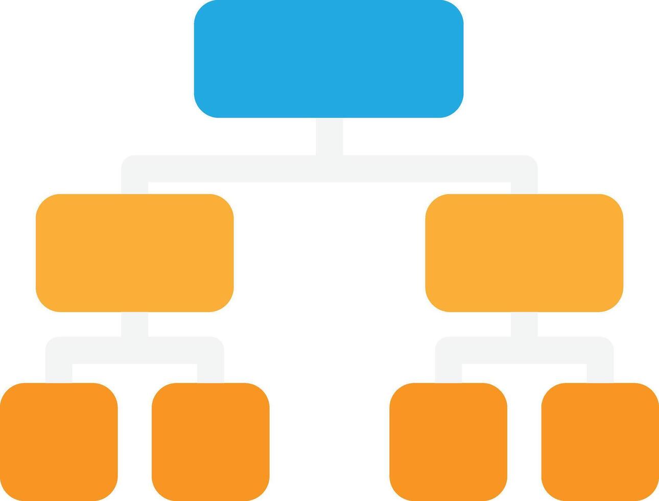 Hierarchical Structure Diagram vector