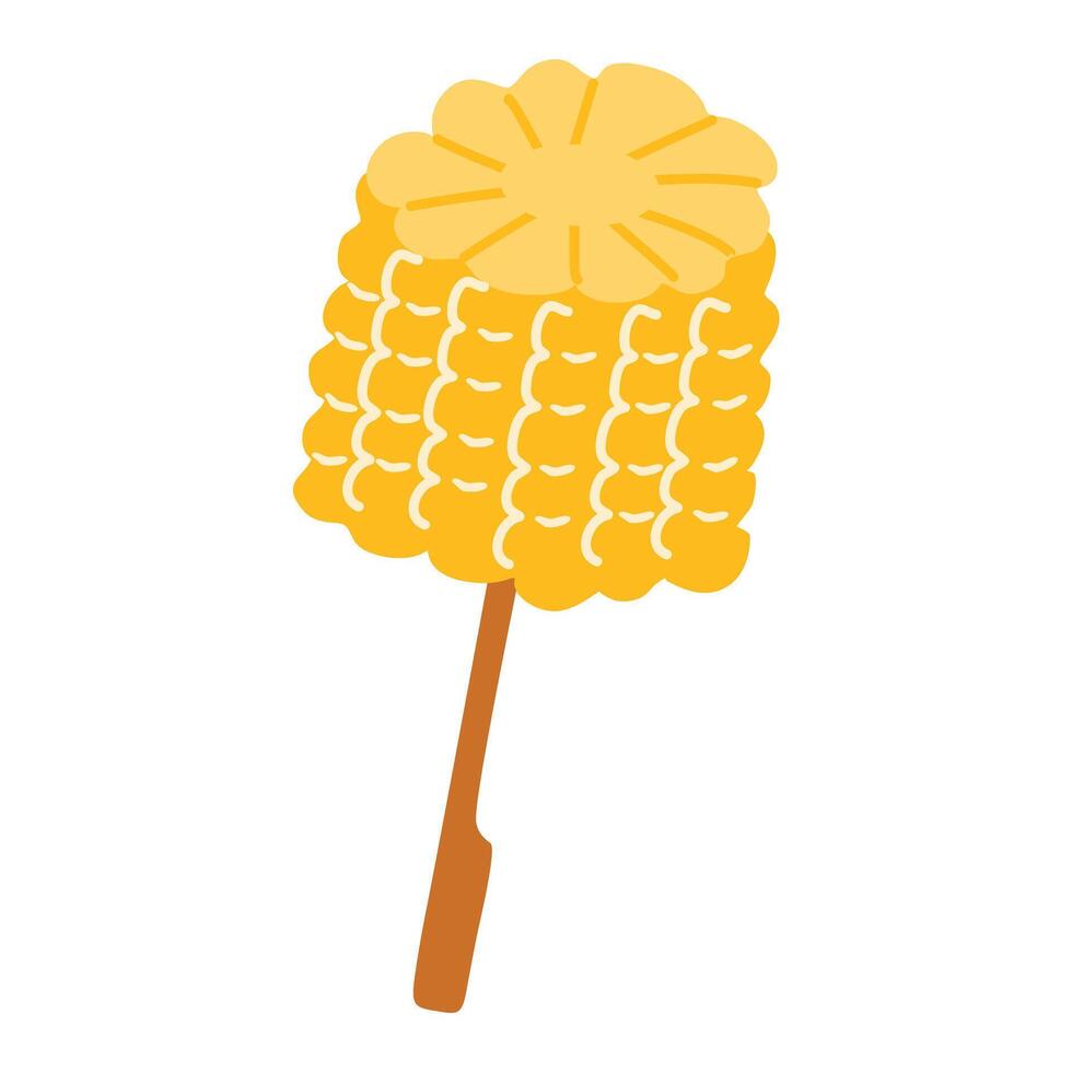 BBQ with Delicious Corn on the Cob vector