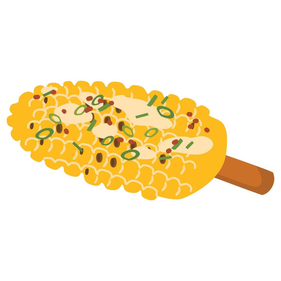 Mexican Street Corn Salad illustration vector