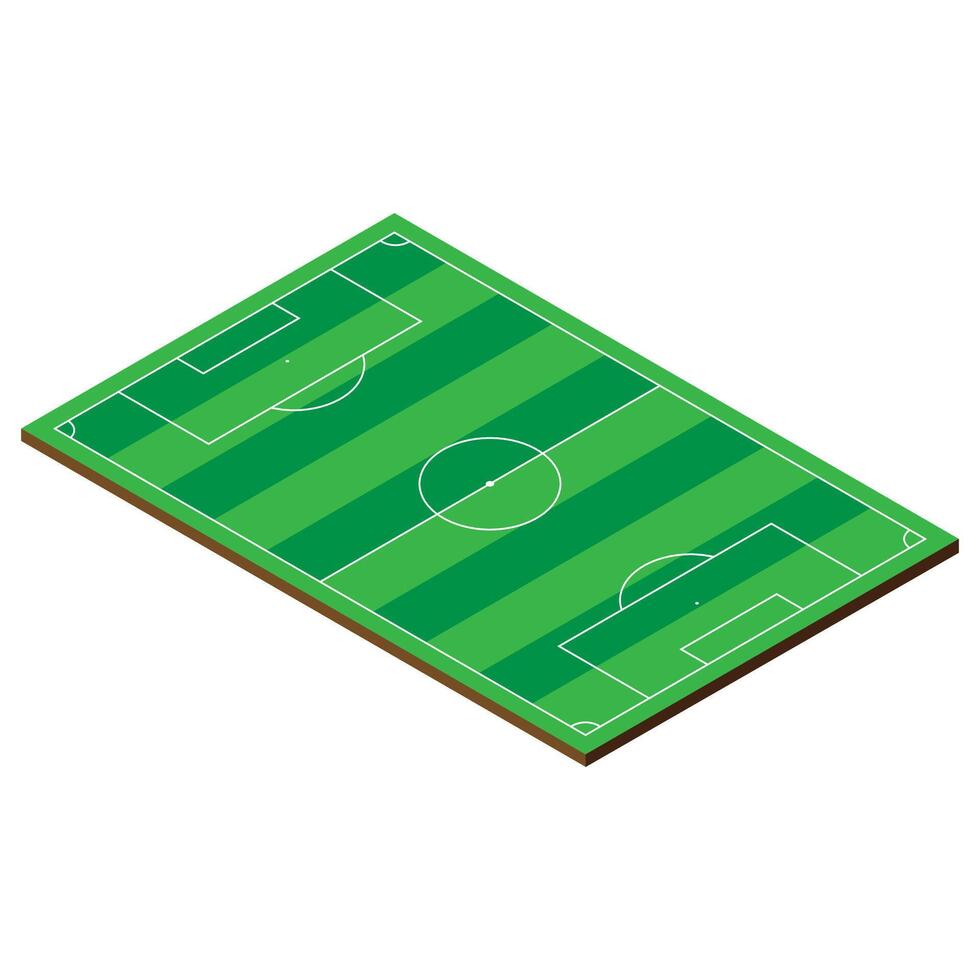 Football Field 3D Designs vector