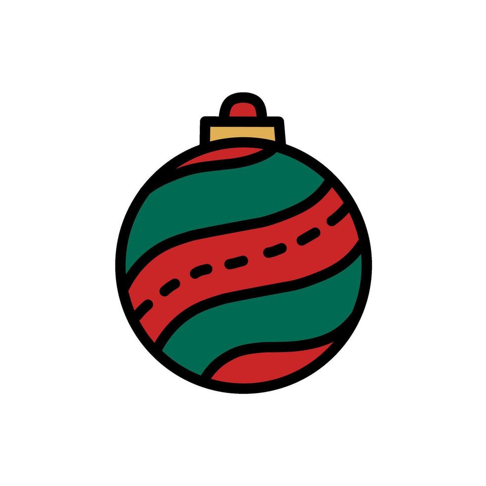 Hand drawn Style Light Bulb Icons Using Green, Red, and Yellow vector