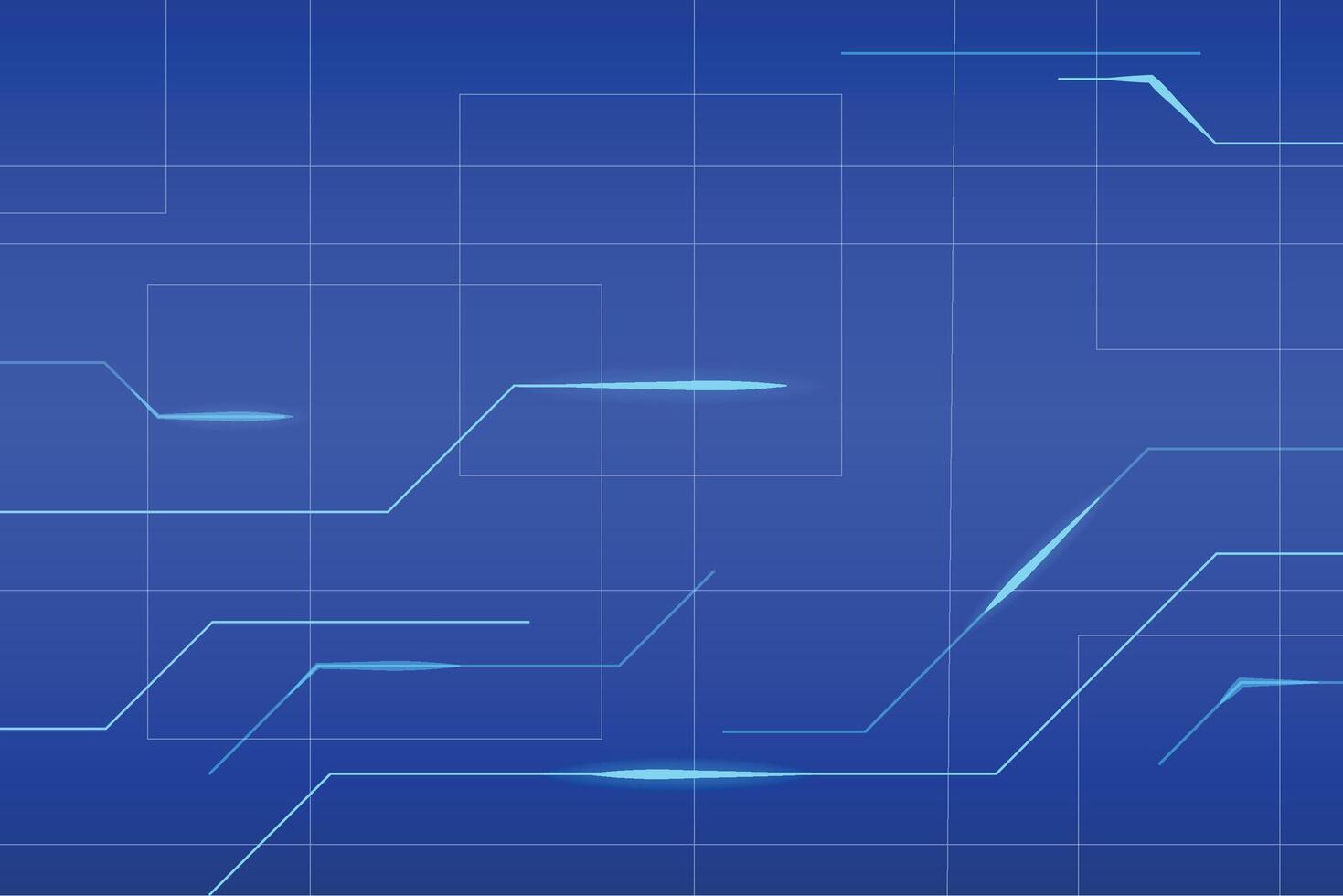 Circuit line technology digital on a blue background. Internet network connection, transfer data communication, cyber nano information. vector