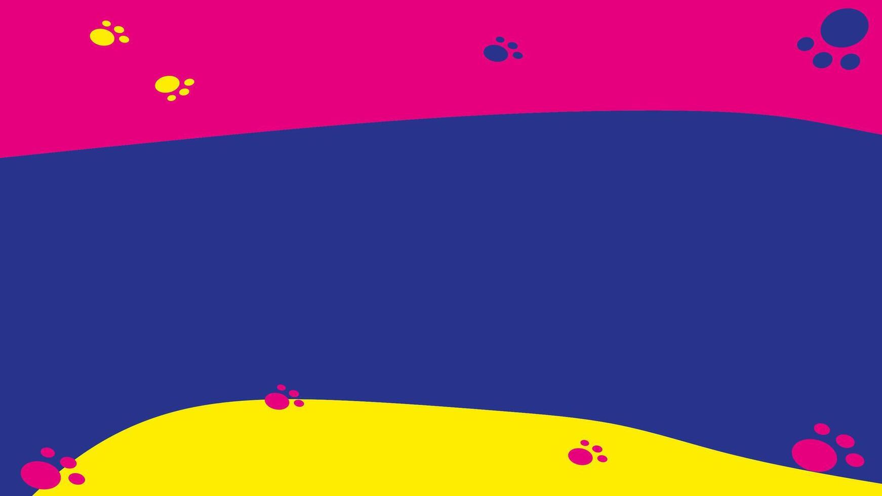 A vibrant abstract background featuring dynamic shapes in bright pink, blue, and yellow. Perfect for artistic projects, modern designs, and creative presentations. vector