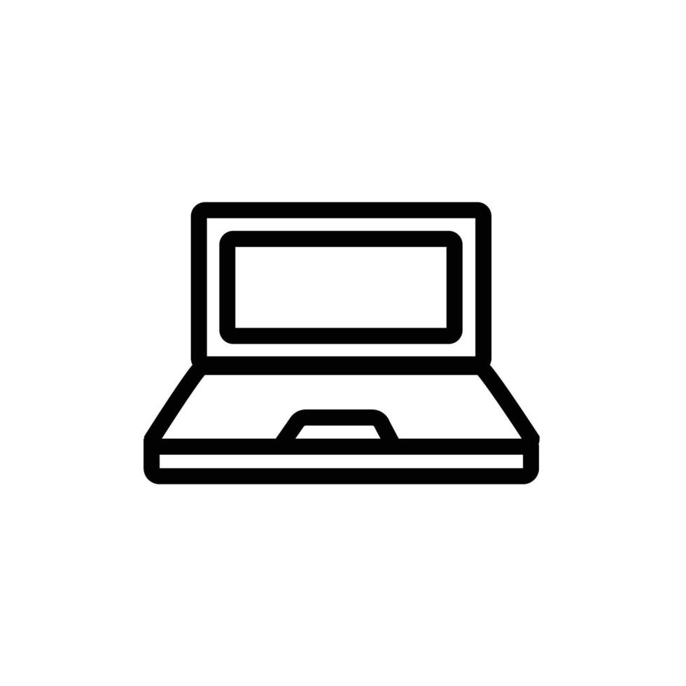 Office Laptop Device vector