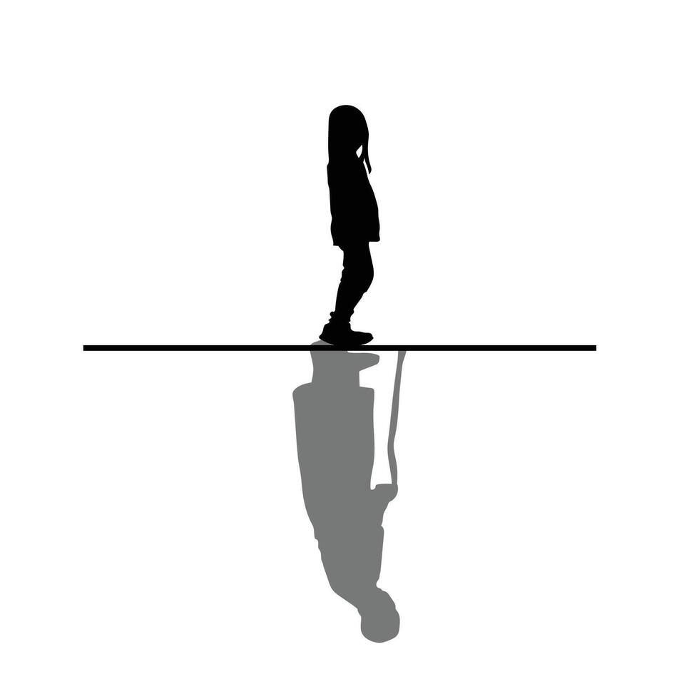 mujer vida circulo vector
